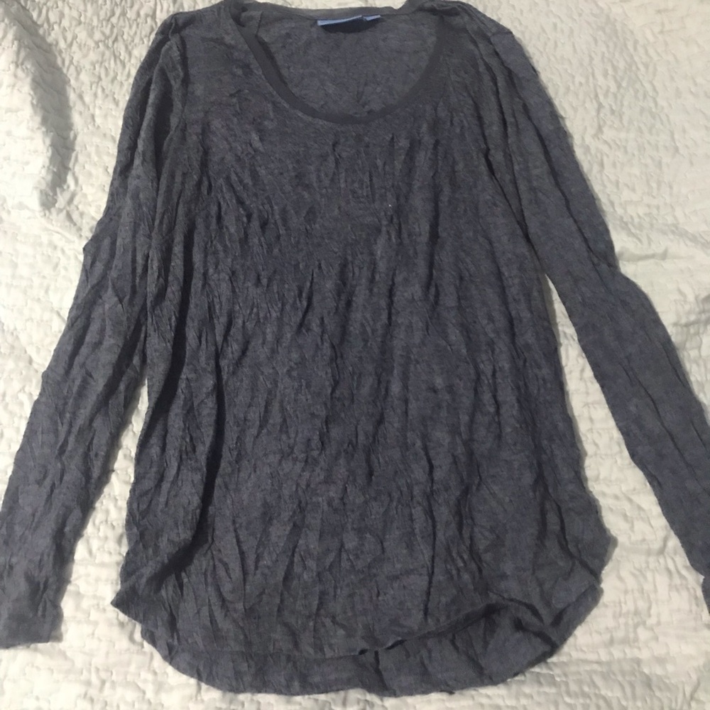 Simple vera wang wrinkle shirt